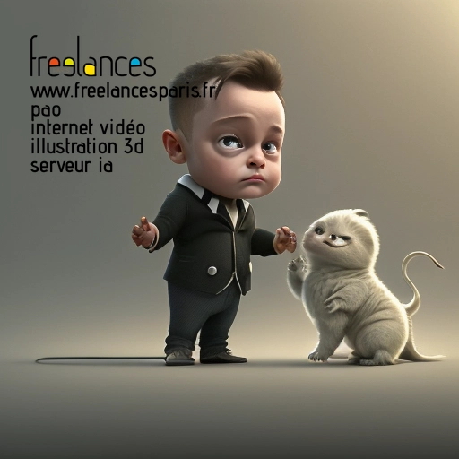 Pao mise en page internet vidéo illustration 3d serveur image IA générative AI freelance paris studio de création magazines 95IX8AW0